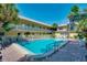 Inviting pool area with lounge chairs, offering a relaxing retreat at 600 71St Ave # 17, St Pete Beach, FL 33706