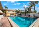 Relaxing rectangular pool with plenty of lounge chairs at 600 71St Ave # 17, St Pete Beach, FL 33706