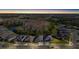 Night view of homes and lake in a residential community at 10864 Banyan Breeze Blvd, Land O Lakes, FL 34638