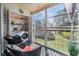 Laundry room with washer, dryer, and extra storage at 1435 Millstream Ln # 202, Dunedin, FL 34698