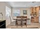 Charming dining area with a built-in wine rack at 1510 Mahogany Ln # 606, Palm Harbor, FL 34683