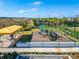 Community playground with play structures and shaded seating at 31451 Moniker Mast Ln, San Antonio, FL 33576