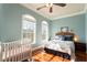 Bedroom with a queen-size bed and hardwood floors at 140 Brightwater Dr # 6, Clearwater Beach, FL 33767