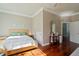 Spacious bedroom with hardwood floors and water views at 140 Brightwater Dr # 6, Clearwater Beach, FL 33767