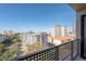 Private balcony showcasing a panoramic city view at 199 Dali Blvd # 1101, St Petersburg, FL 33701