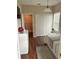 Spacious bedroom with wood flooring and ample closet space at 844 Callista Cay Loop, Tarpon Springs, FL 34689