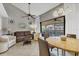 Dining area with seating for four and ocean views at 4621 Gulf Of Mexico Dr # D10, Longboat Key, FL 34228