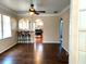 Dining area with hardwood floors and kitchen views at 3246 Prescott N St, St Petersburg, FL 33713