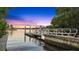 Private dock with sunset view at 818 37Th Ne Ave, St Petersburg, FL 33704