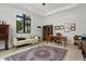 Bright home office with large window and built-in bookcases at 16920 Villalagos De Avila, Lutz, FL 33548