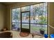 Private screened porch with access to backyard at 5162 Bay Isle Cir, Clearwater, FL 33760