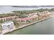 Aerial view of community near the water at 7540 Sunshine Skyway S Ln # 220, St Petersburg, FL 33711