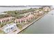 Aerial view of waterfront community at 7540 Sunshine Skyway S Ln # 220, St Petersburg, FL 33711