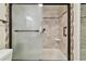 The bathroom shows a bathtub with decorative tile surround and safety bars at 2650 Pearce Dr # 301, Clearwater, FL 33764