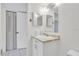 Bathroom with vanity and a large mirror at 3714 Greenery Ct # 214, Tampa, FL 33618