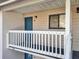 Exterior view of condo building showing balcony at 3714 Greenery Ct # 214, Tampa, FL 33618