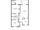 Floor plan showing a 2 bed, 2 bath condo layout at 3714 Greenery Ct # 214, Tampa, FL 33618