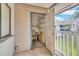 Private storage unit with shelving for extra storage at 3714 Greenery Ct # 214, Tampa, FL 33618