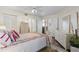Cozy bedroom with a double bed and built-in wardrobe at 418 Cardiff Rd, Venice, FL 34293