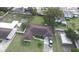 Aerial view of a home with a large backyard at 2910 W Comanche Ave, Tampa, FL 33614