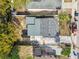 Overhead view of house and backyard at 8416 N Semmes St, Tampa, FL 33604