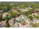 An aerial view showcasing a house's location in a residential area at 8416 N Semmes St, Tampa, FL 33604