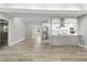 Modern kitchen with stainless steel appliances and marble island at 6602 S Emerson Ave, St Petersburg, FL 33707