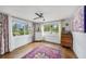 Serene bedroom with hardwood floors and large windows at 1701 32Nd N Ave, St Petersburg, FL 33713