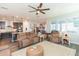 Open concept kitchen with island and modern appliances at 19494 Sea Glass Cir, Land O Lakes, FL 34638