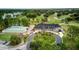 Aerial view of community clubhouse and golf course at 12818 Royal George Ave, Odessa, FL 33556