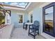 Charming balcony with seating and picturesque water views for relaxing outdoors at 2001 Beach Se Dr, St Petersburg, FL 33705