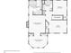 Second floor plan of the home including the primary bedroom, bathroom, and office at 2001 Beach Se Dr, St Petersburg, FL 33705