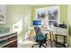 Bright home office with a large window and natural light. Perfect for working from home at 2001 Beach Se Dr, St Petersburg, FL 33705