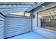 Covered patio with a view of a jacuzzi, offering both privacy and relaxation at 5357 Cobblestone Ct, Wesley Chapel, FL 33543