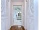 Bathroom with a large garden tub, walk-in shower, and stained glass window at 807 Belle Timbre Ave, Brandon, FL 33511