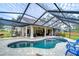 Relaxing kidney-shaped pool with a covered patio and seating area at 807 Belle Timbre Ave, Brandon, FL 33511