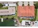 Aerial view showcasing the property's roofline and location at 354 Larboard Way, Clearwater Beach, FL 33767