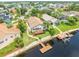 Waterfront home with deck and private dock access at 6208 Spoonbill Dr, New Port Richey, FL 34652