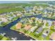 Property overview showing house, pool, and canal access at 6208 Spoonbill Dr, New Port Richey, FL 34652