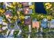 Neighborhood homes with pools and lush green landscaping at 16310 Ashington Park Dr, Tampa, FL 33647
