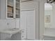 Bright kitchen with white cabinets, stainless steel appliances, and an island at 16310 Ashington Park Dr, Tampa, FL 33647