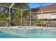 Soothing spa with tile accents and tranquil setting at 16310 Ashington Park Dr, Tampa, FL 33647