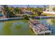 Single story home with private dock and direct water access at 16323 Redington Dr, Redington Beach, FL 33708