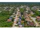 Aerial view showing home's location and neighborhood at 394 Ulelah Ave, Palm Harbor, FL 34683