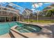 Relaxing pool and spa area at 394 Ulelah Ave, Palm Harbor, FL 34683