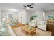 Open living space with light and airy decor at 629 Wood St, Dunedin, FL 34698