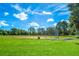 Community baseball field with backstop and seating at 12038 Steppingstone Blvd, Tampa, FL 33635