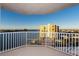 Spacious balcony overlooking the water at 736 Island Way # 606, Clearwater Beach, FL 33767