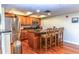 Community kitchen with stainless steel appliances and island at 736 Island Way # 606, Clearwater Beach, FL 33767