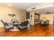 Condominium lobby with seating area and dining table at 736 Island Way # 606, Clearwater Beach, FL 33767